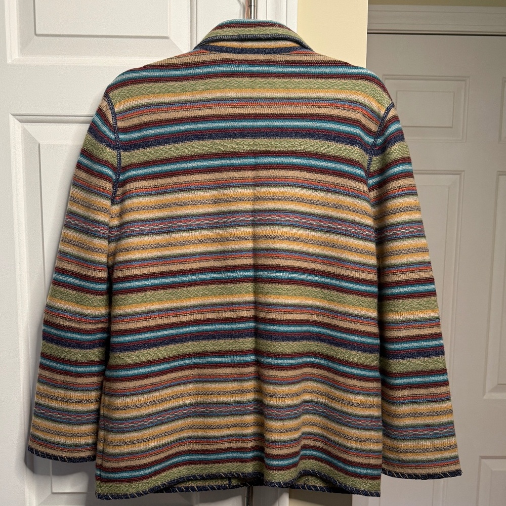 Sigrid Olsen, Small, Multi Warm Colors, Wool Knit… - image 5